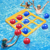 Pool Tic Tac Toe – Colorful & Fun - Pool Four in a Row Play Set