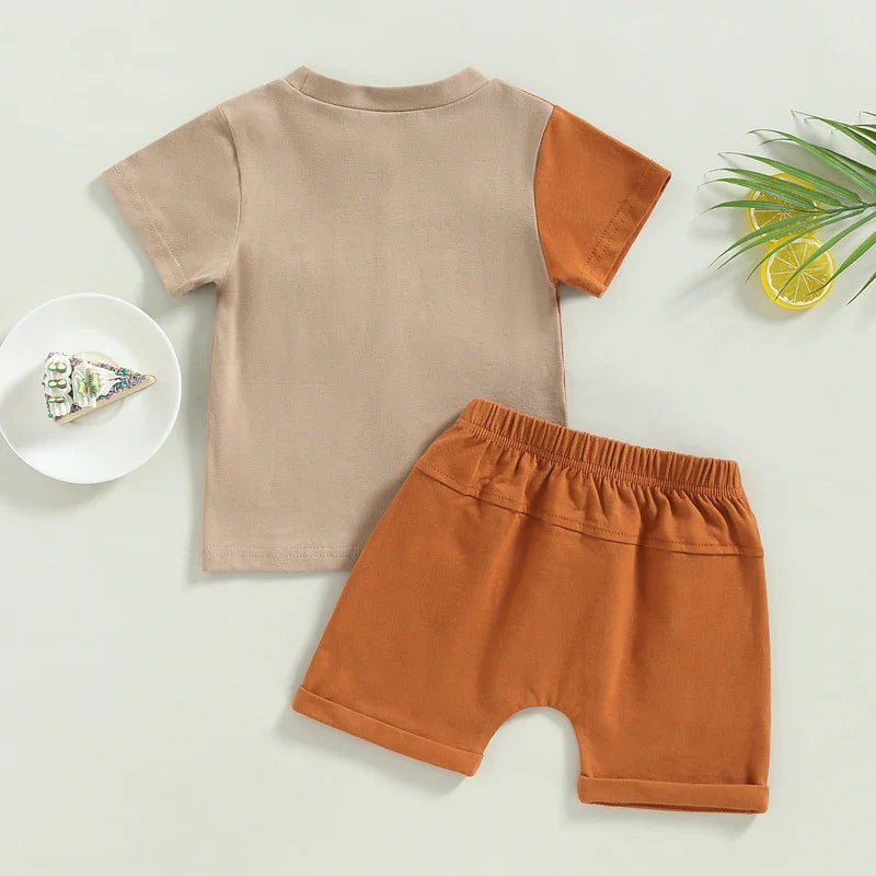 Mini Fashion™ - Fashionable Colors - Boys Summer Set