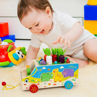 Thumbnail for Montessori Animal Matching Toy – Educational & Interactive – Puzzle Play Car