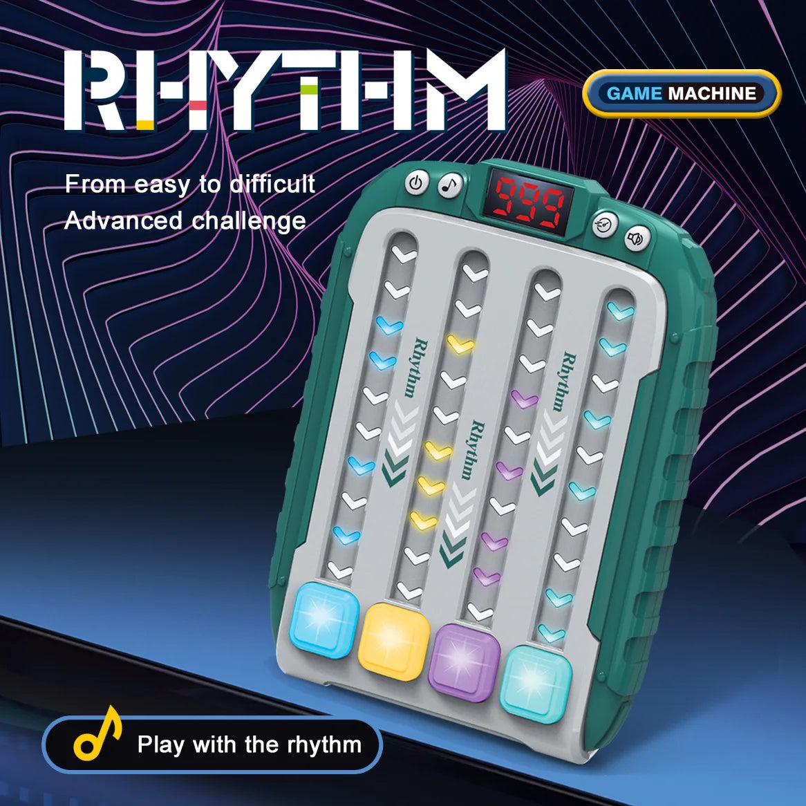 Rhythm™ - Reduces stress, improves responsiveness - Speed game