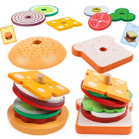 Thumbnail for Woods™ - Tasty Stacking - Sandwich Construction Toys