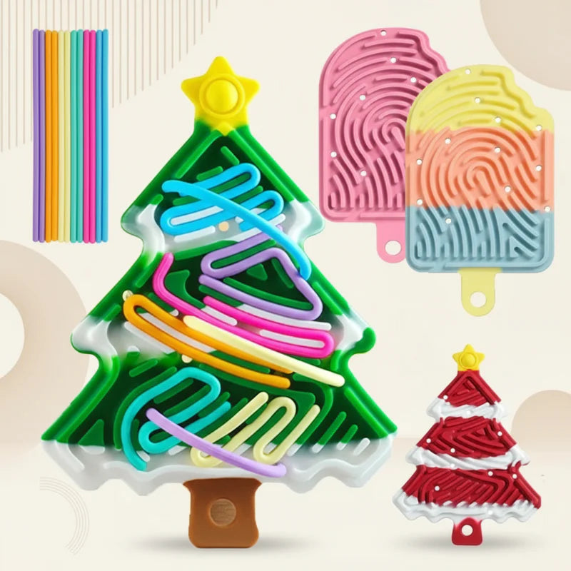 FidgetFrost – Playful & Soft – Silicone Busy Board