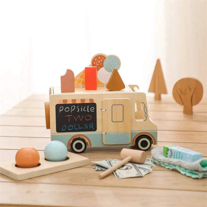 Woods™ - Ice Fun on Wheels - Wooden Ice Cream Truck