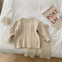 Thumbnail for Mini Fashion™ - Stylish & Trendy for Kids - Knitted Sweater & Pants