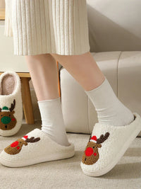 Thumbnail for Northern Lights Kids - Warm & Festive - Plush patterned Christmas slippers