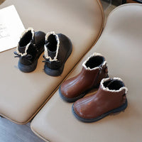 Thumbnail for Mini Fashion™ - Warm & Classic - Leather Booties