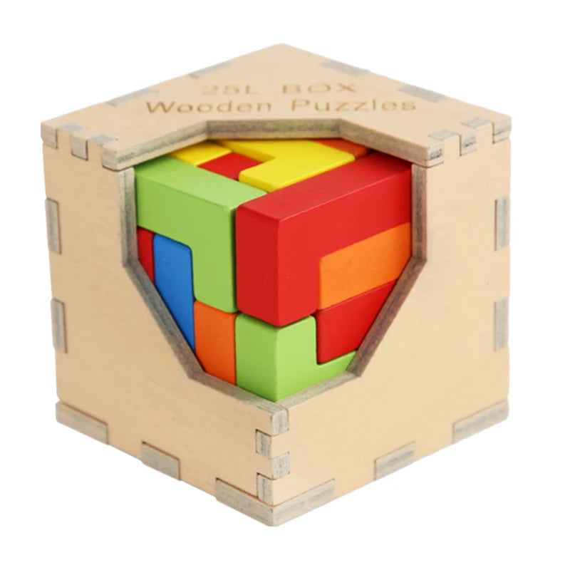 Woods™ - Train is brein - 3D Tetris Puzzle