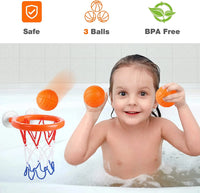 Thumbnail for Bath Basketball™ – Splashing Scoring Fun - Basketball Bath Toys Set
