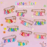 Thumbnail for Personalized Charm Pin – Personal & Stylish – Name Brooch