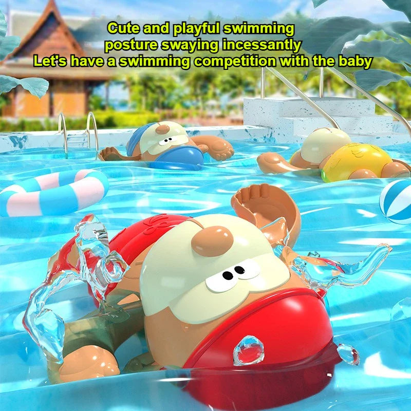 Clockwork Monkey Toy – Playful & Water Fun – Wind-Up Bath Toy