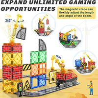 Thumbnail for MagnetoTrack – Creative & Playful – Magnetic Tiles Car Set