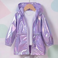 Thumbnail for LumiBreeze – Shiny & Light – Children's Raincoat with Hood