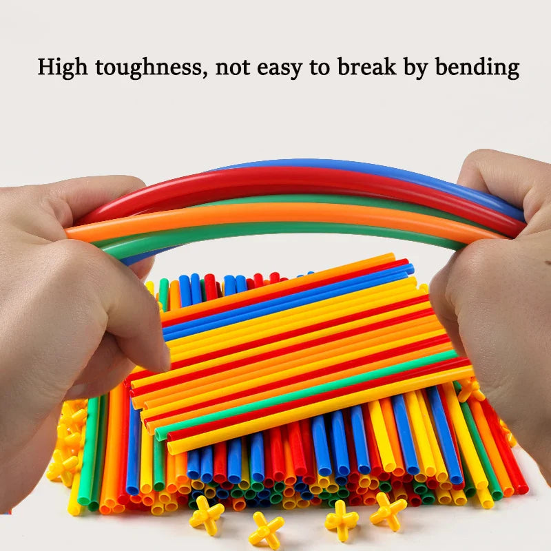 BuildPlay – Imagination & Skill – Construction Tubes with Connectors