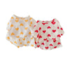 Mini Fashion™ - Airy Cotton - Children's Hearts Summer Set