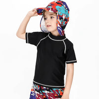 Thumbnail for SunnyGuard – Summery & Protective – Anti-UV Children's Swim Shirt with Short Sleeves