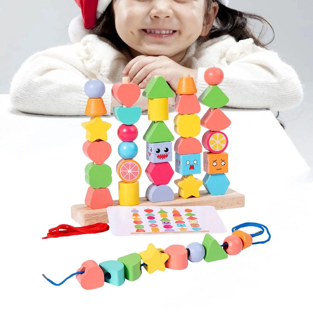 Woods™ - Creates spatial understanding - Wooden Learning Blocks