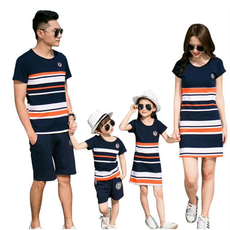 Mini Fashion™ - Fun For The Family - Striped Family Set