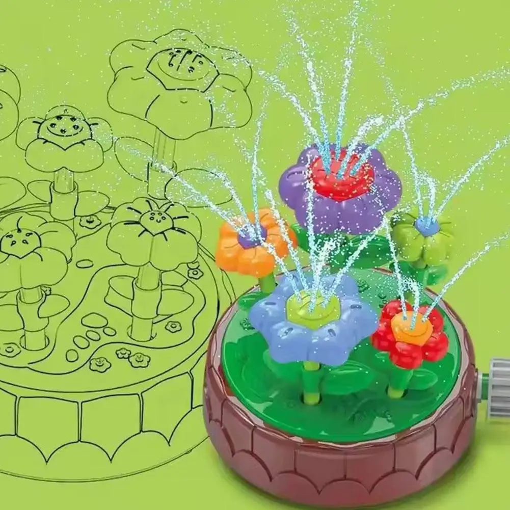 Aqua Bloom - Turn & Splash - Water Toys Flower Sprayer