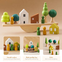 Thumbnail for Wooden Forest Blocks – Creativity & Development – Wooden Stacking Blocks Set