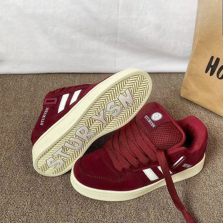 UrbanStep – Fashionable and comfortable – burgundy sneakers