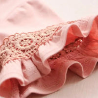 Thumbnail for Girls Trumpet Sleeve Top – Elegance & Comfort – Lace Sleeves