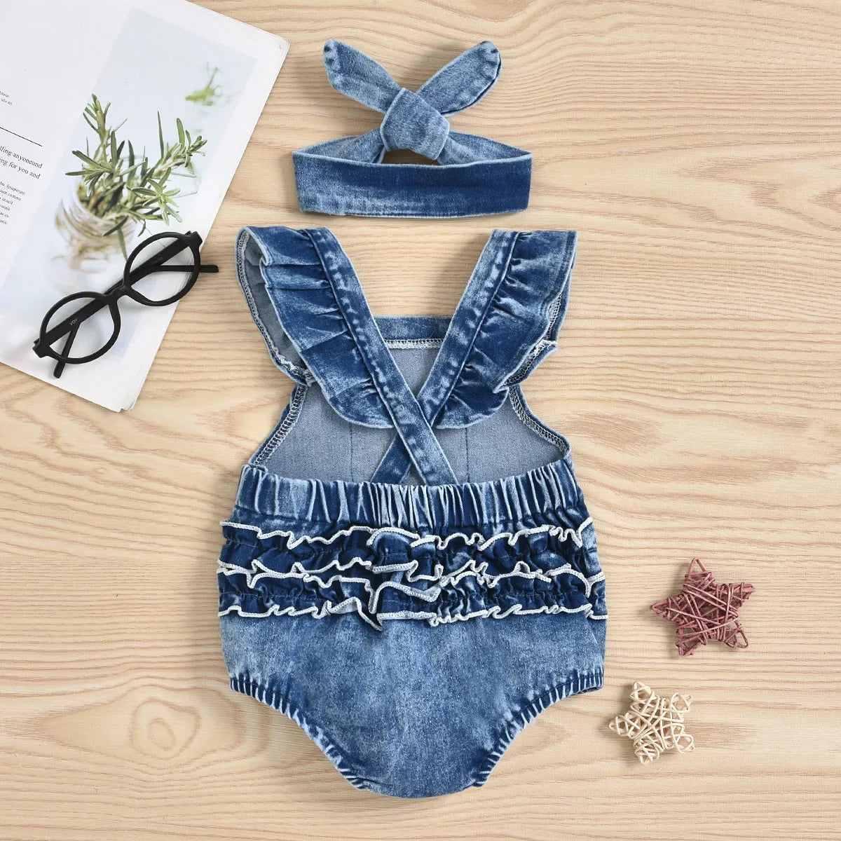 Mini Fashion™ - Cute Look - Denim Romper