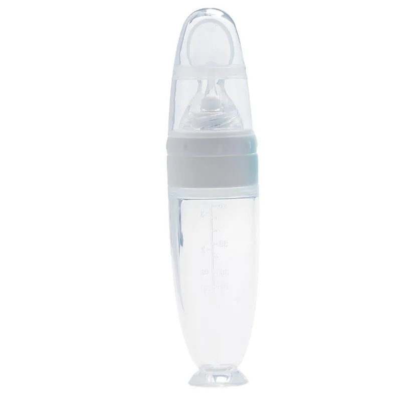 Silicone Feeding Bottle™ -  Snacks with spoon - Silicone feeding bottle