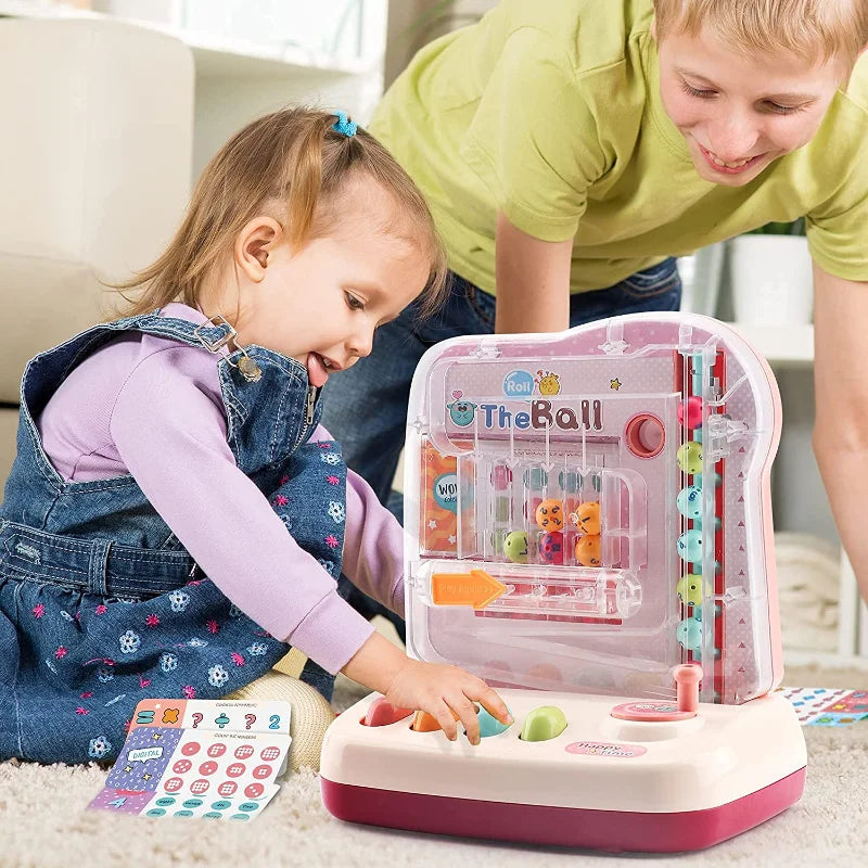 Montessori Math Track Game – Learning & Logic – Ball Track Game