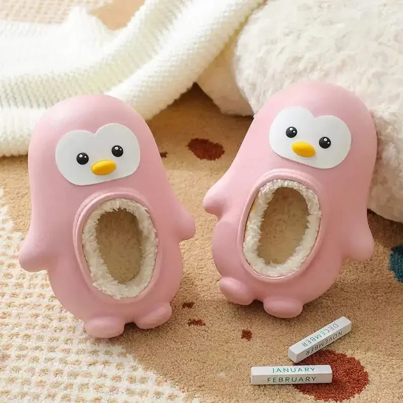 Mini Fashion™ - Warm & Fun - Children's Penguin Slippers