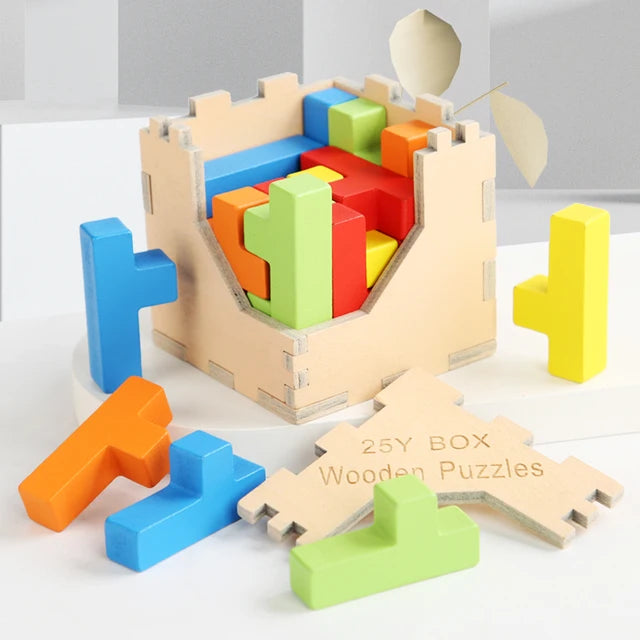 Woods™ - Train is brein - 3D Tetris Puzzle