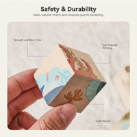 Thumbnail for WoodMind – Creative & Educational – 6-in-1 Montessori Animal Wooden Puzzle