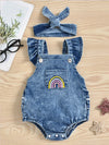 Mini Fashion™ - Cute Look - Denim Romper