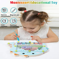 Thumbnail for Bead Puzzle™ – Maze Fun Sorting – Wooden Magnetic Balls Puzzle