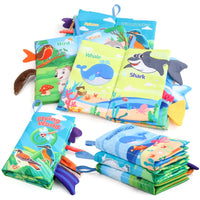 Thumbnail for Soft Tail Book™ – Soft Tail Fun - Sensory Animals Baby Booklet