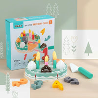 Thumbnail for TinyChef – Educational & Fun – Wooden Kitchen Set with Cake and Accessories