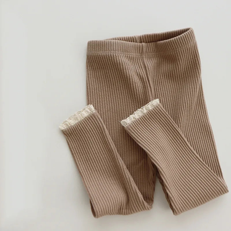 Mini Fashion™ - Soft & Comfortable - Rib Fabric Leggings