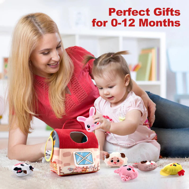 BabyBarn – Soft & Learning – Farmhouse with Plush Animals