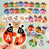Thumbnail for Wooden Letter Matching Game – Learning & Play – Alphabet Puzzle