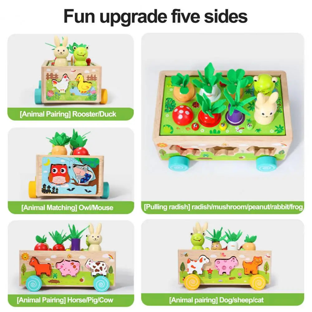 Woods™ - Shape fun in a wagon - Animals and Vegetables puzzle