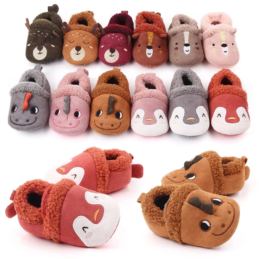 Mini Fashion™ - Cuddly soft animals - Toddler Animal slippers