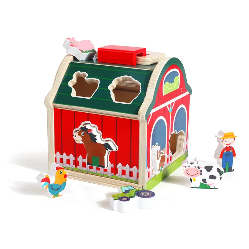 Farm Sort™ – Color & Shape Fun - Wooden Farm Sorting Game – My Little ...