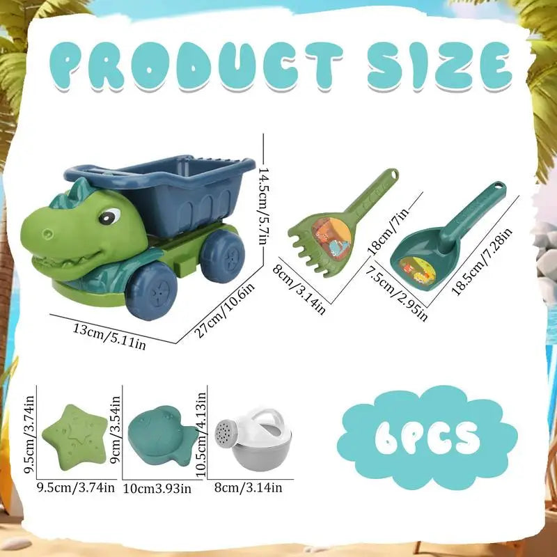 Beach Dino Set™ – Build Your Castle - Dinotruck Beach