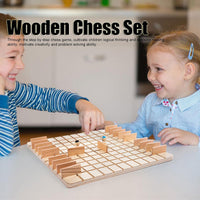 Thumbnail for Wooden Chess Puzzle Game – Strategy & Thinking – Board Game