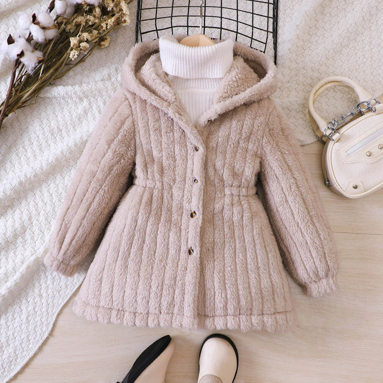 Mini Fashion™ - Soft Fleece Inner Lining for Girls - Winter Coat