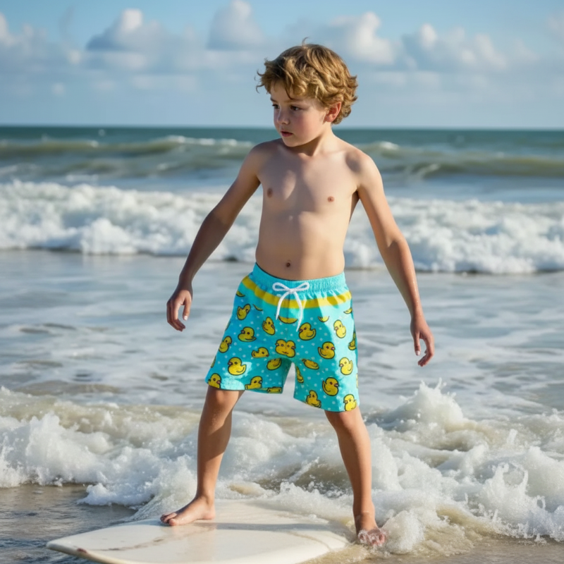 SunnySplash – Lightweight & Comfortable – Boys' Swim Trunks