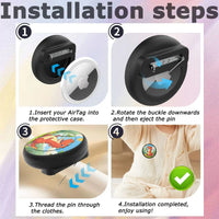 Thumbnail for HiddenDot – Smart & Secure – Brooch AirTag Case