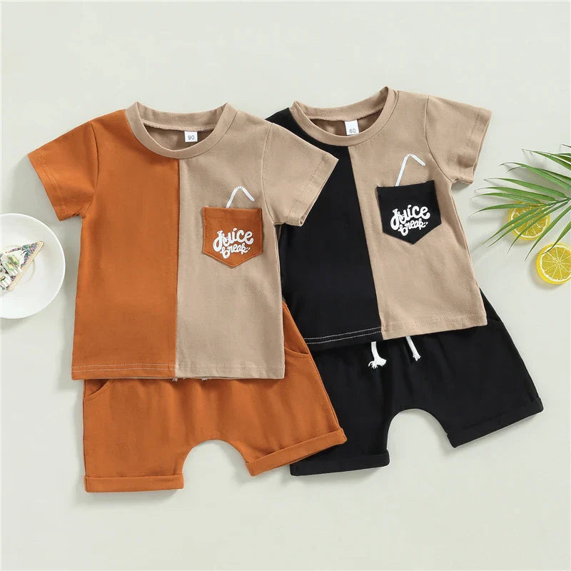 Mini Fashion™ - Fashionable Colors - Boys Summer Set