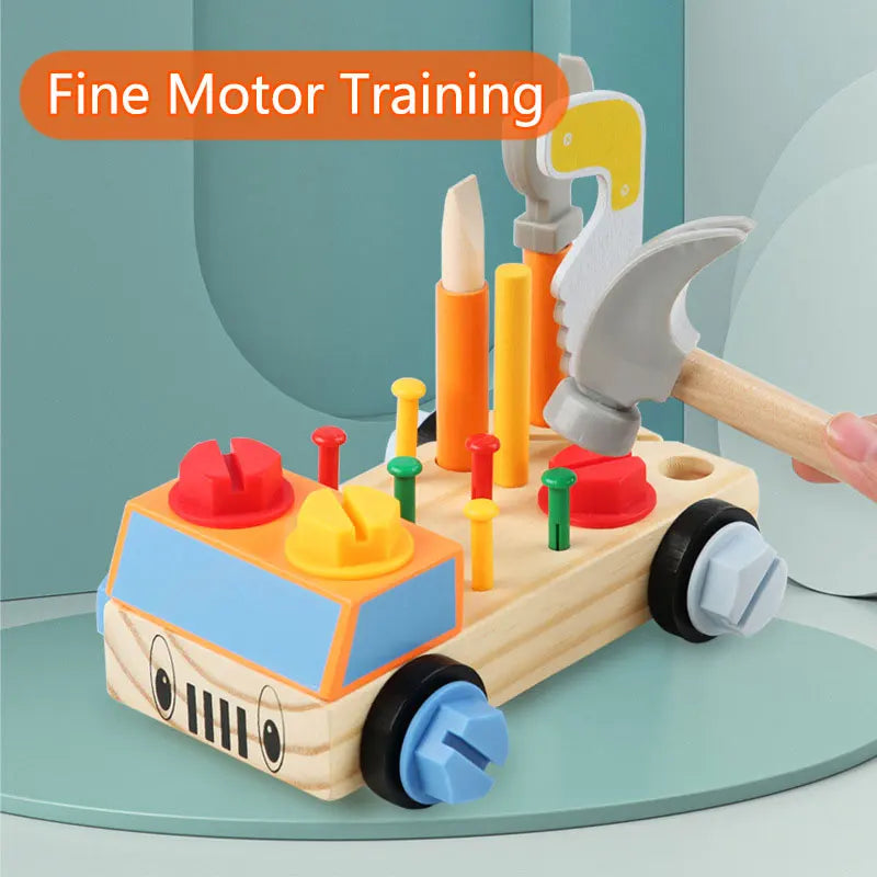Woods™ - Turn & Learn - Montessori Car Screwboard