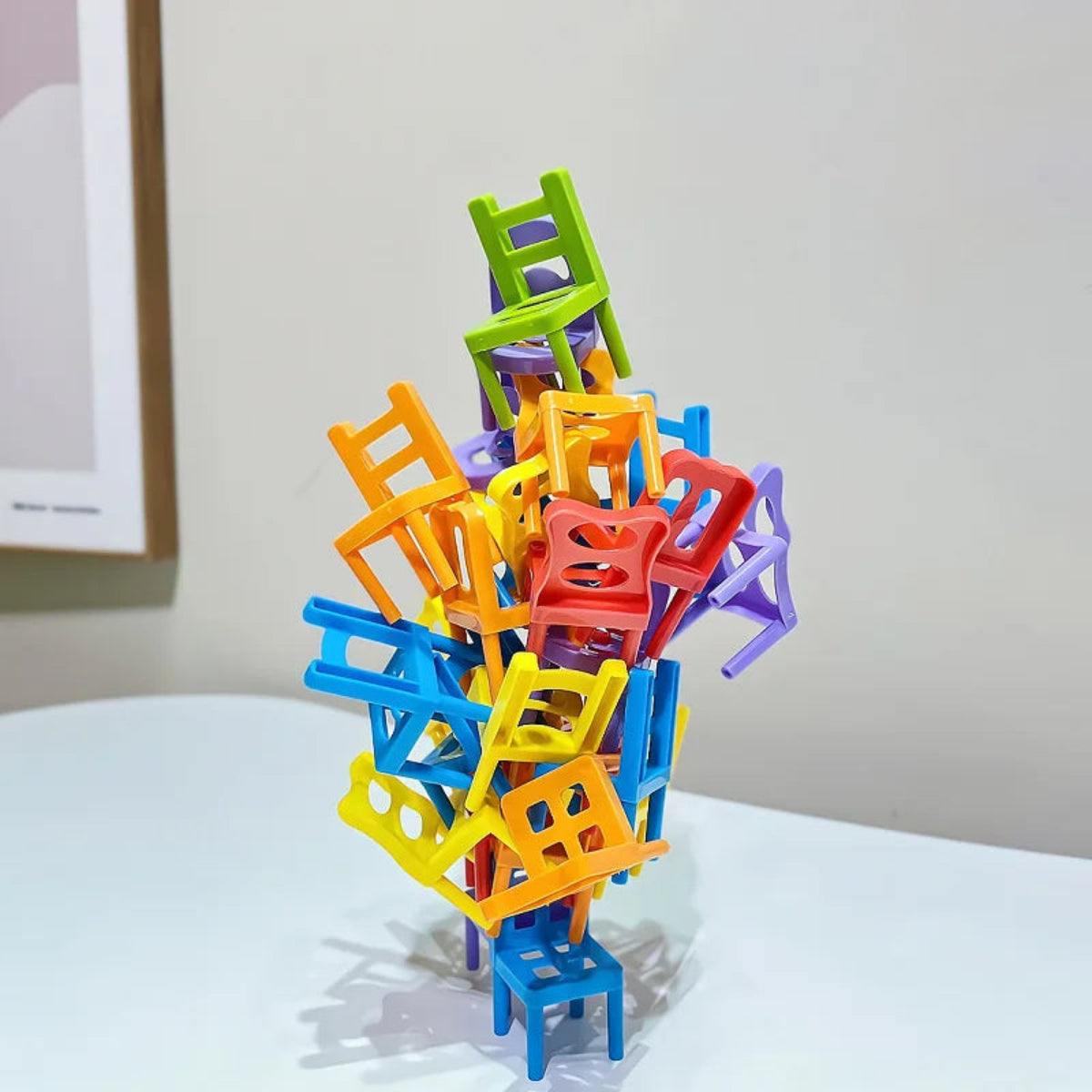 Chair Stack™ - Interactive & Stimulate Creativity - Stacking Chairs Game