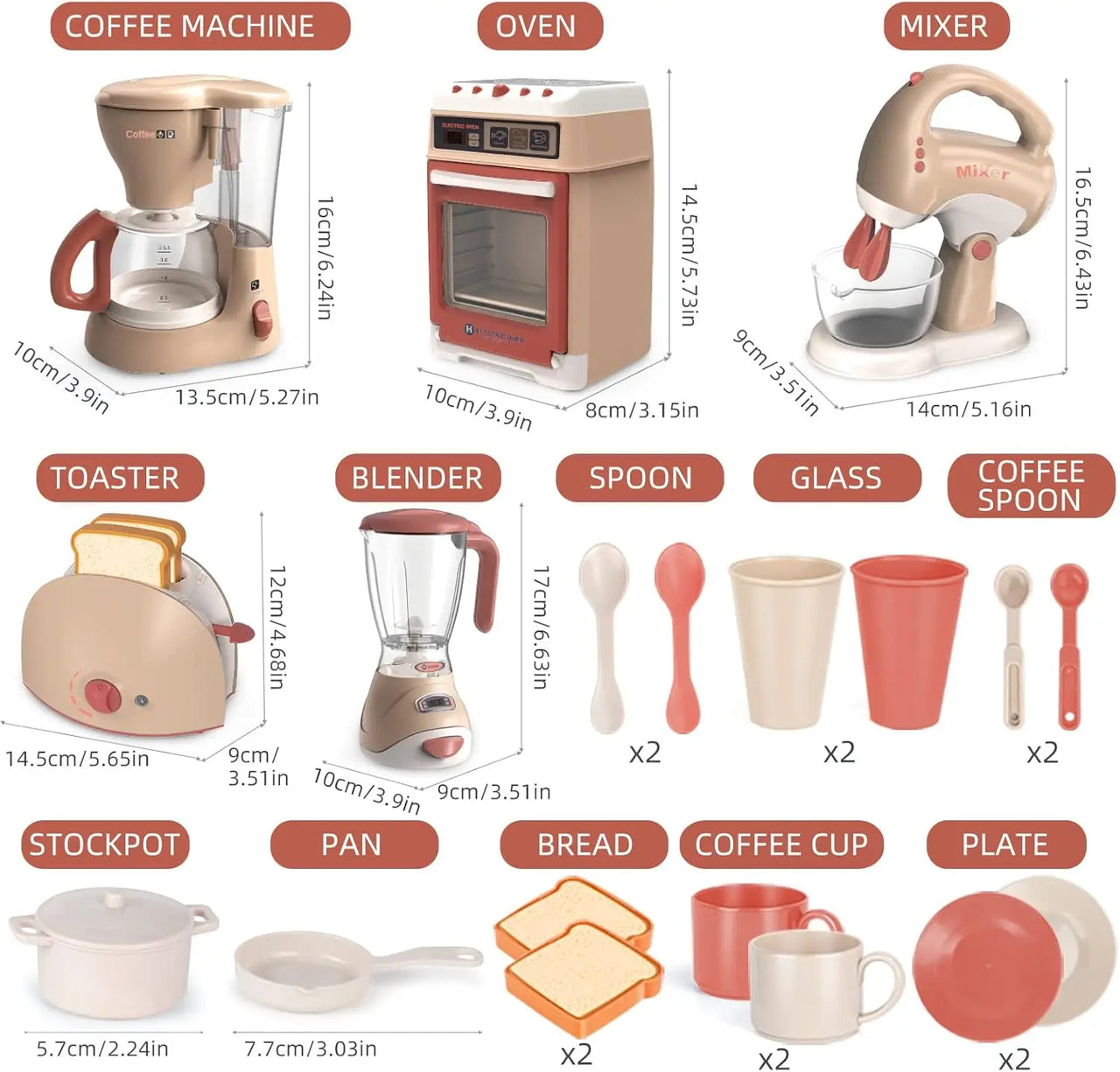 DreamCook – Fantasy in Action - Toy Kitchen Appliances